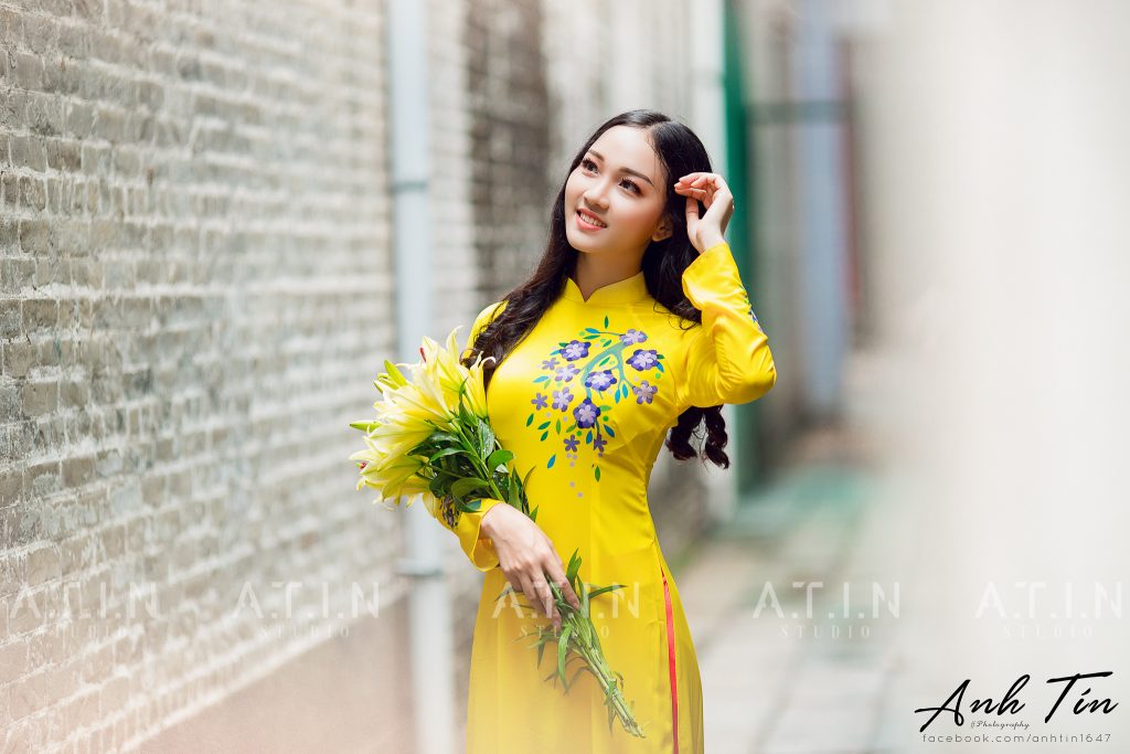 Bức ảnh profile nghệ thuật Fine Art hoàn chỉnh với logo ATIN PRODUCTION