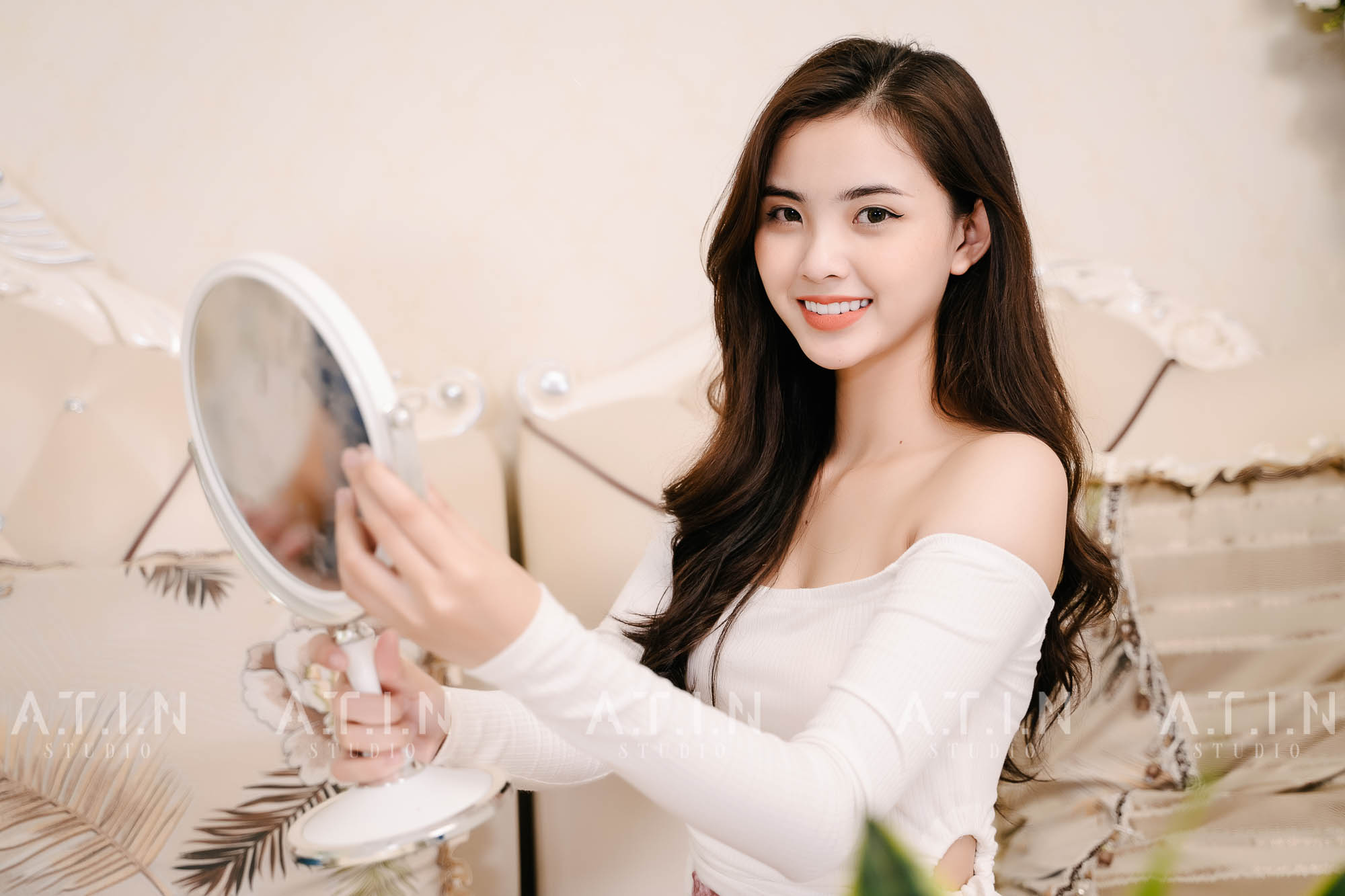 Cảnh quay hậu trường chuyên nghiệp tại studio sản xuất video kể chuyện thương hiệu ATIN PRODUCTION