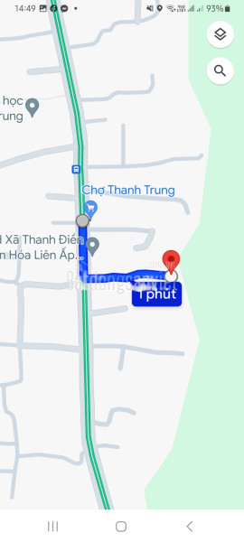 Lô đất thổ cư 306m2, Chỉ 1 tỷ. DT786 Chợ Thanh Trung, Ngay TP Tây Ninh.