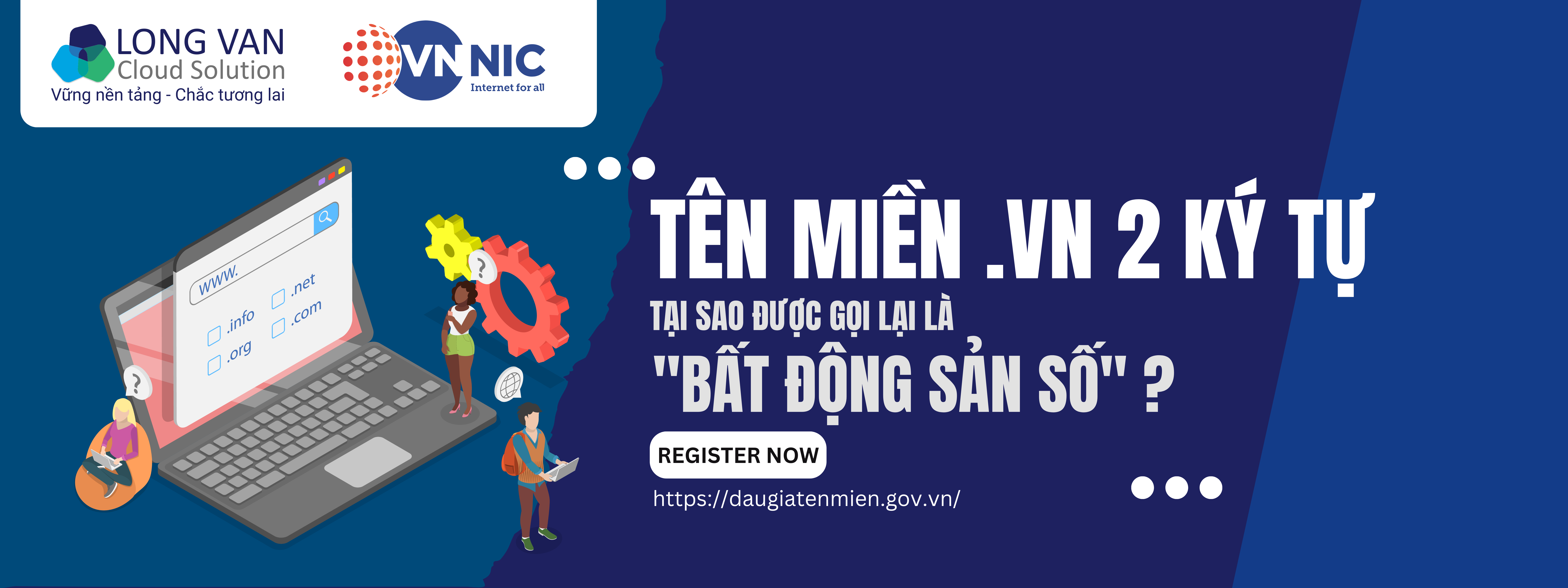 Tên miền .vn 2 ký tự: Tại sao được gọi lại là "bất động sản số"?