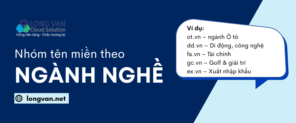 Nhóm tên miền theo ngành nghề