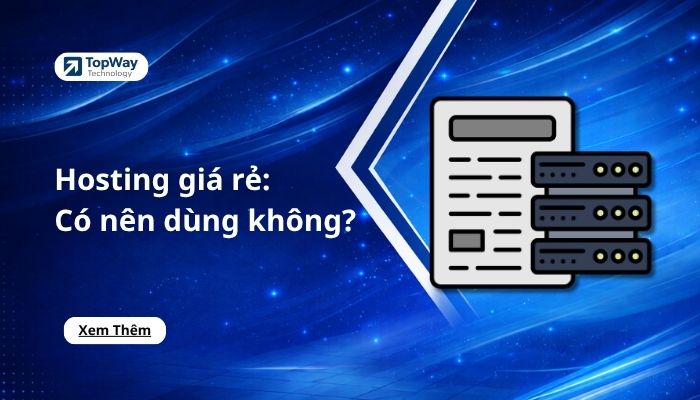 Hosting giá rẻ: Có nên dùng không? Cách lựa chọn phù hợp, tiết kiệm chi phí