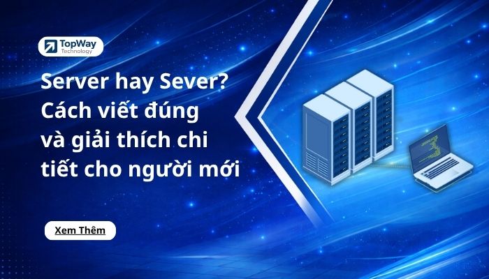 Server hay Sever? Cách viết đúng và giải thích chi tiết