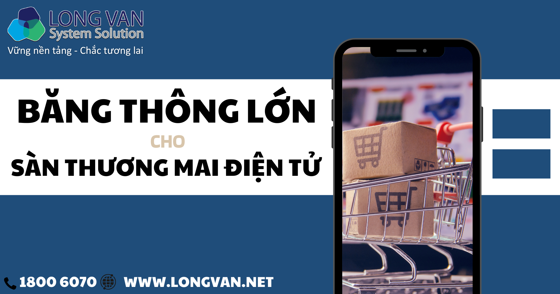 Băng thông lớn cho website bán hàng - Thương mại điện tử