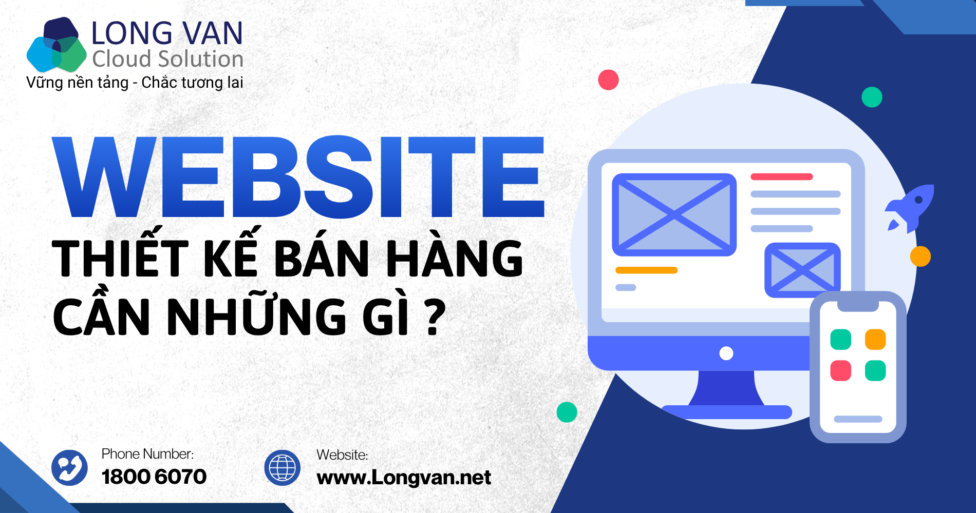 Thiết kế Website bán hàng cần gì ?