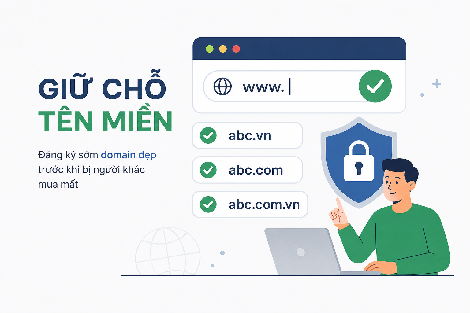 Giữ chỗ tên miền là gì?