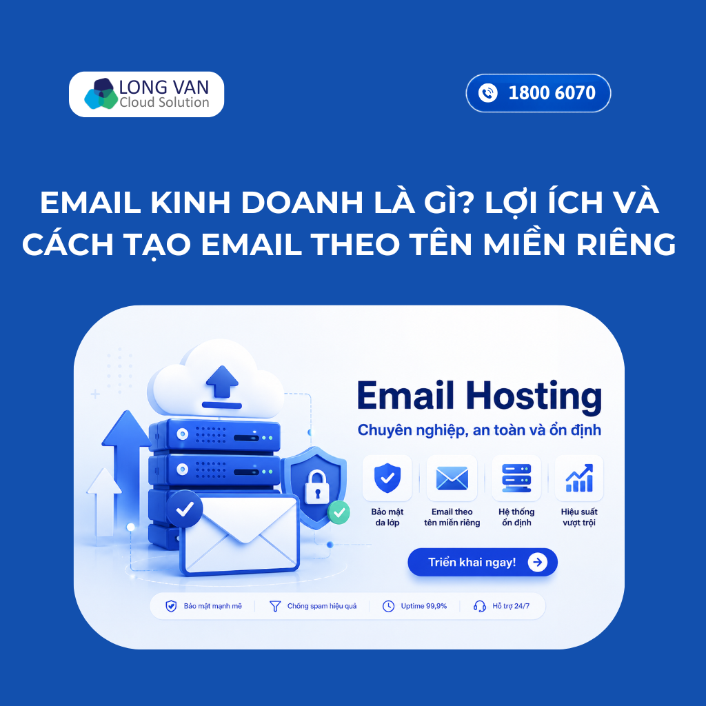 Email kinh doanh là gì? Lợi ích và cách tạo email theo tên miền riêng