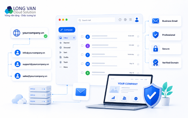 Các tên miền email chuyên nghiệp là gì