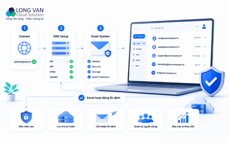 Cách thiết lập email doanh nghiệp chuyên nghiệp