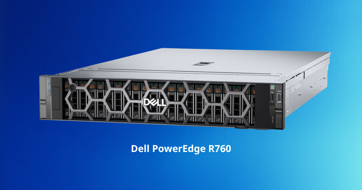Máy chủ Dell PowerEdge R760 nhỏ gọn, cấu hình mạnh, hiệu năng tốt
