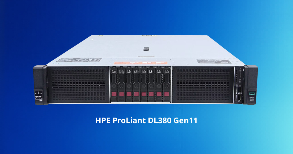 Máy chủ HPE ProLiant DL380 Gen11 - 8 x 3.5" mang lại hiệu năng tốt