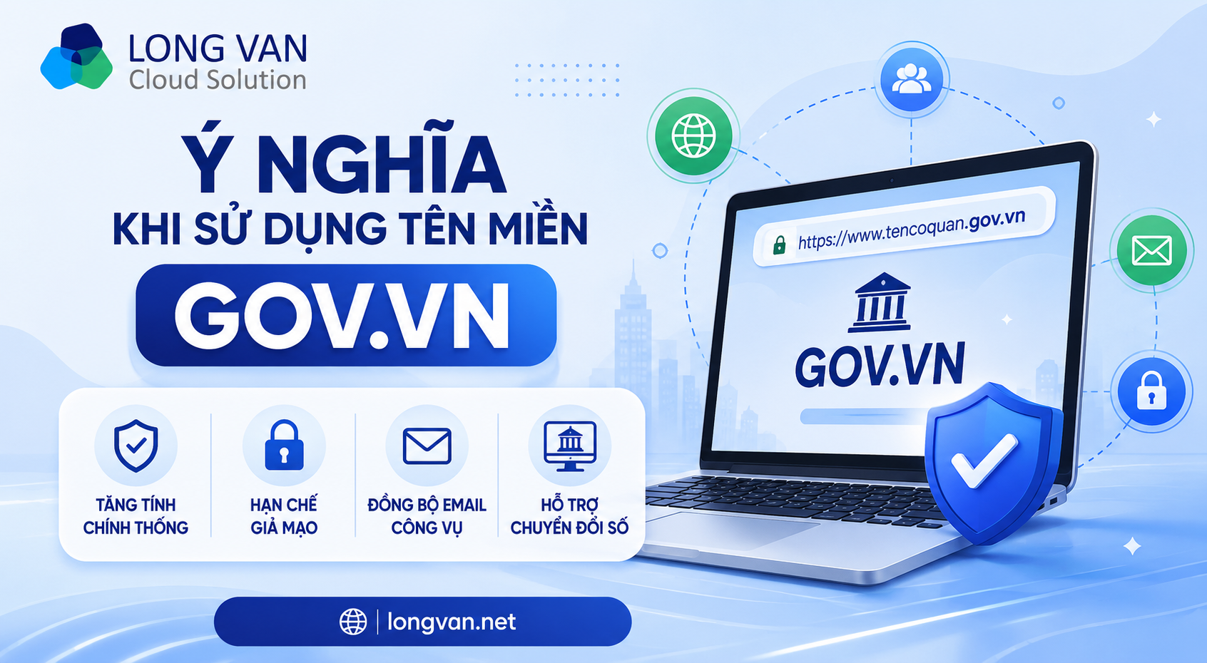 Ý nghĩa khi sử dụng tên miền GOV.VN
