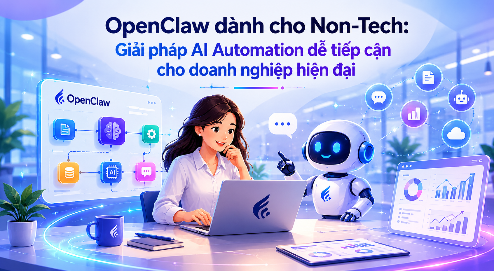 OpenClaw dành cho Non-Tech: Giải pháp AI Automation dễ tiếp cận cho doanh nghiệp hiện đại