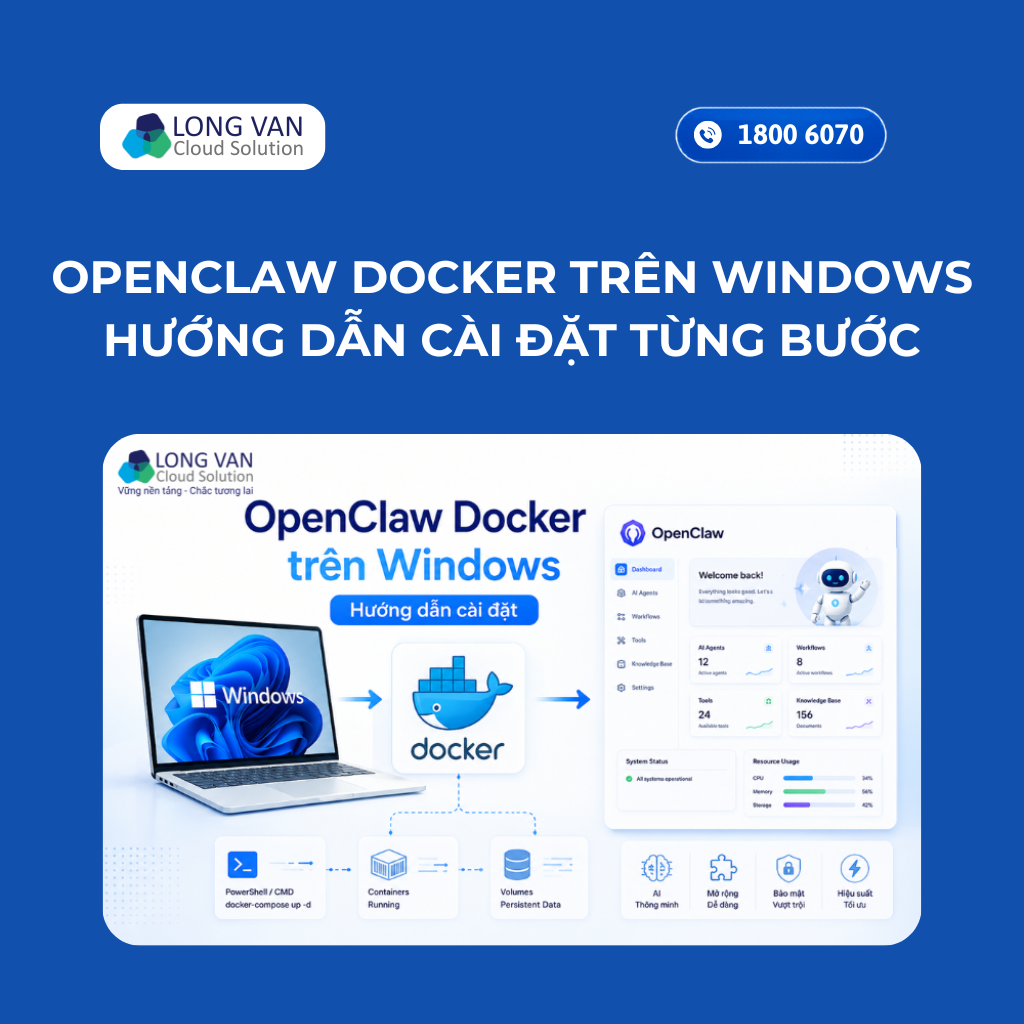 Cài Docker cho OpenClaw: Hướng dẫn cài đặt từng bước
