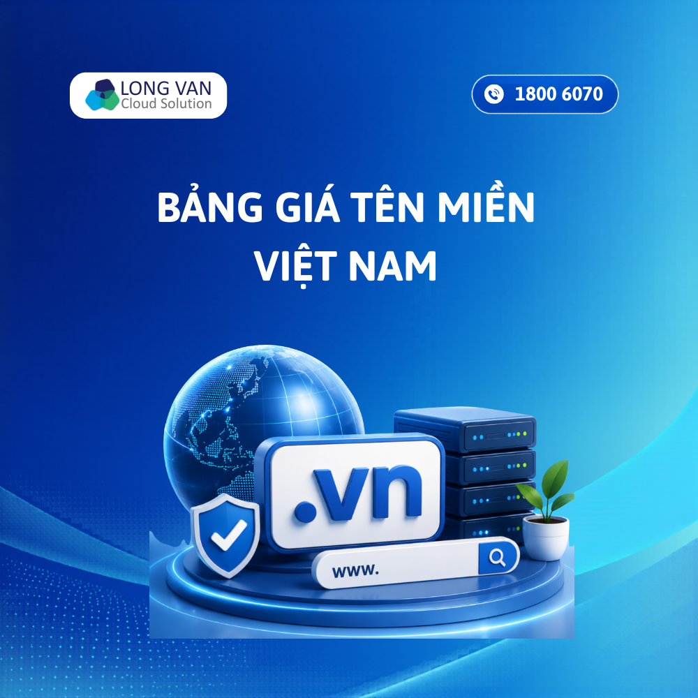 Cập nhật bảng giá tên miền Việt Nam mới nhất hiện nay