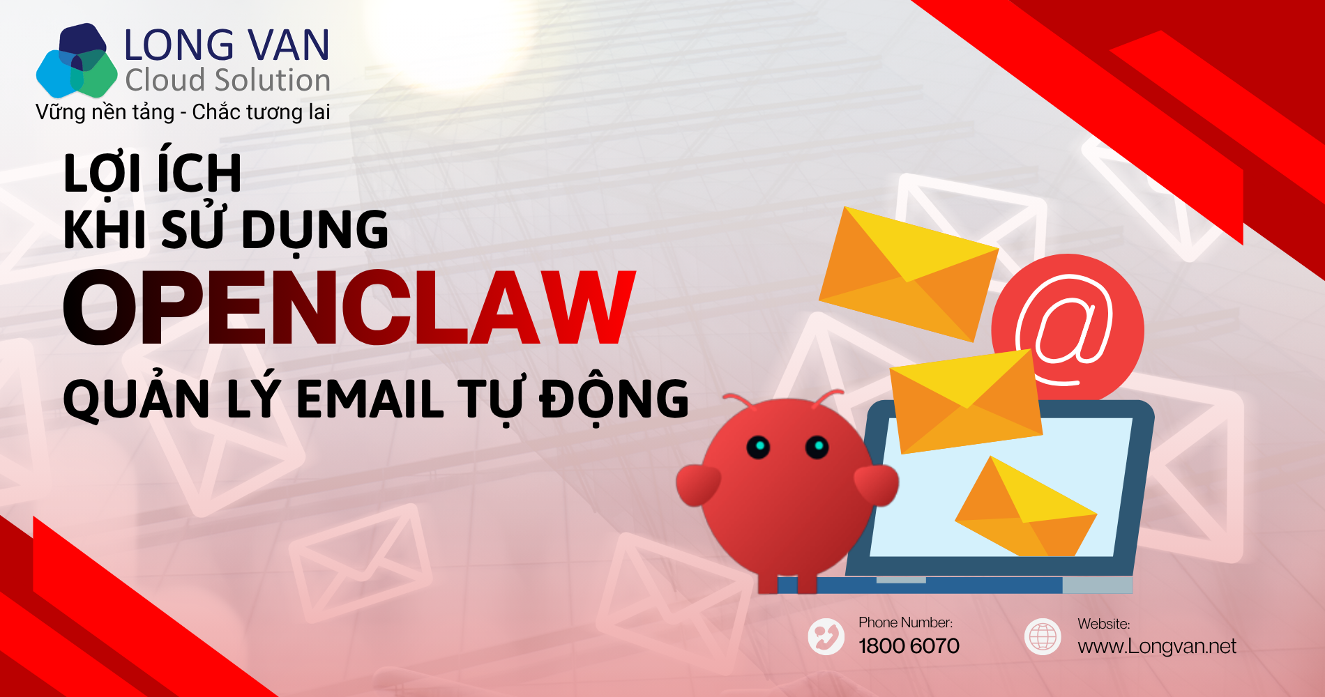 Lợi ích khi sử dụng OpenClaw quản lý email tự động