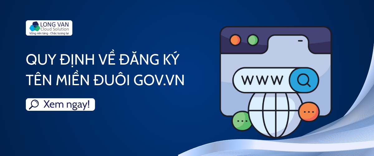 Quy định về đăng ký tên miền đuôi gov.vn