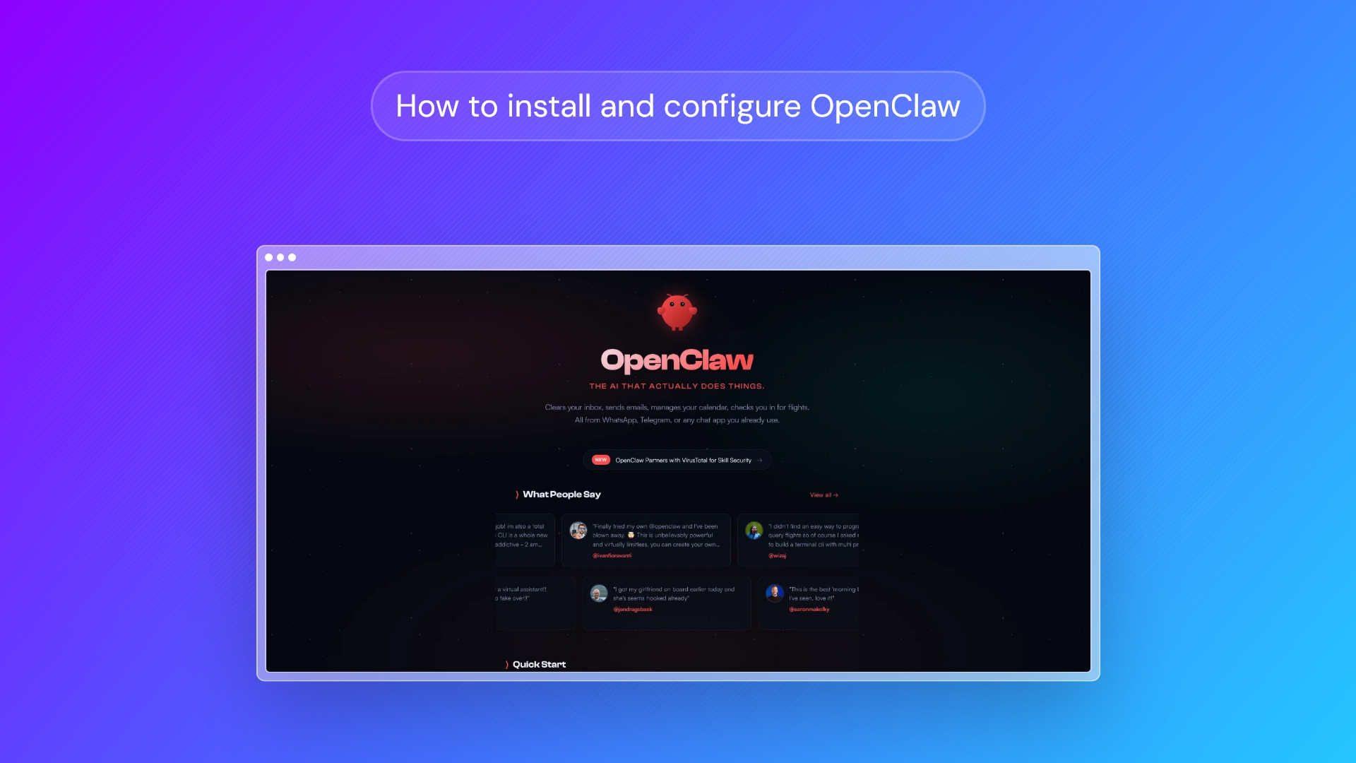 Bạn có thể gặp phải vấn đề bị từ chối quyền trong khi cài đặt OpenClaw