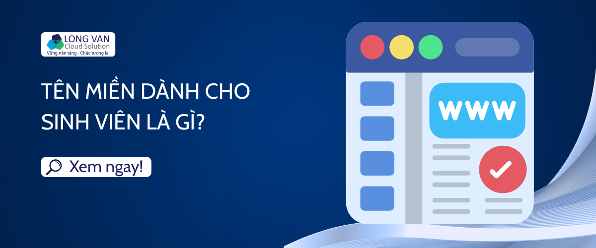 Tên miền dành cho sinh viên là gì?