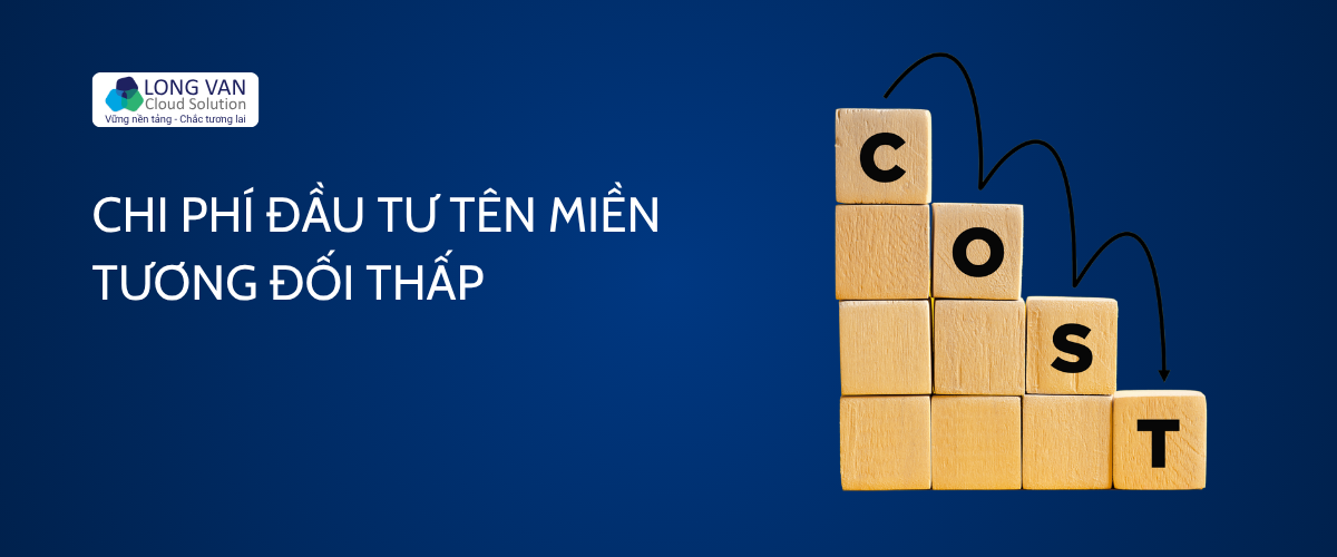 Chi phí đầu tên miền tư tương đối thấp