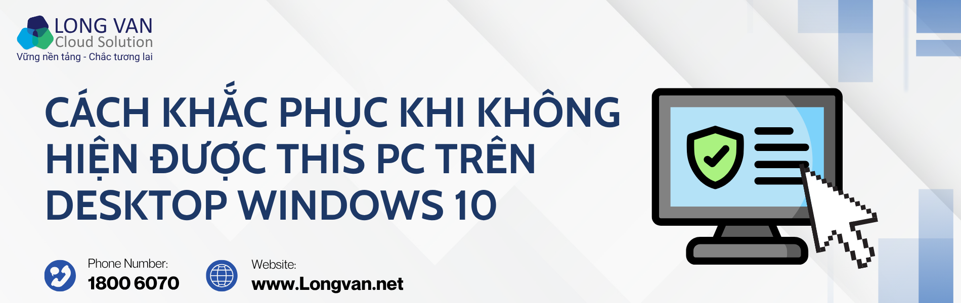 Cách khắc phục khi không hiện được This PC trên Desktop Windows 10