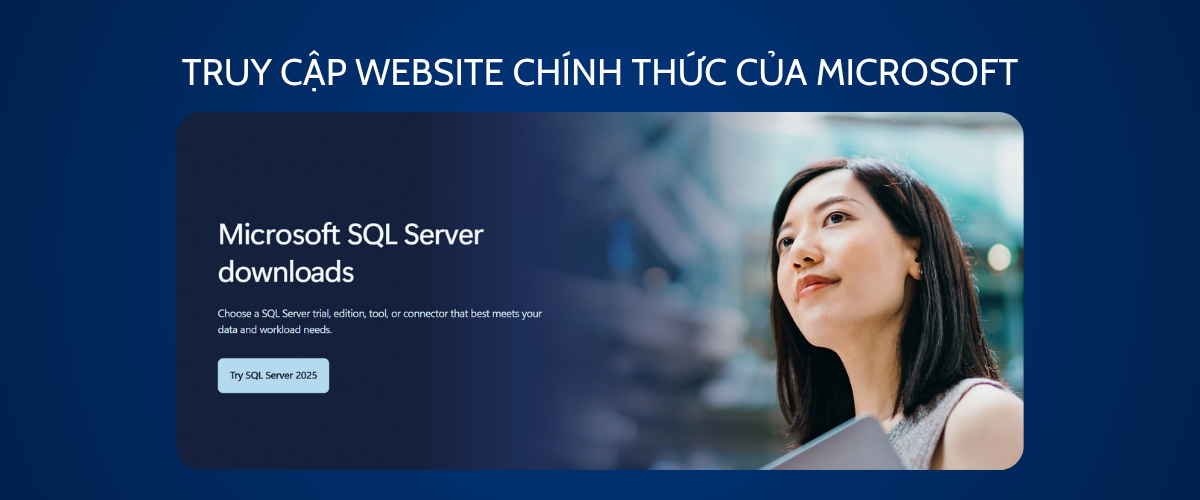 Truy cập website chính thức của Microsoft