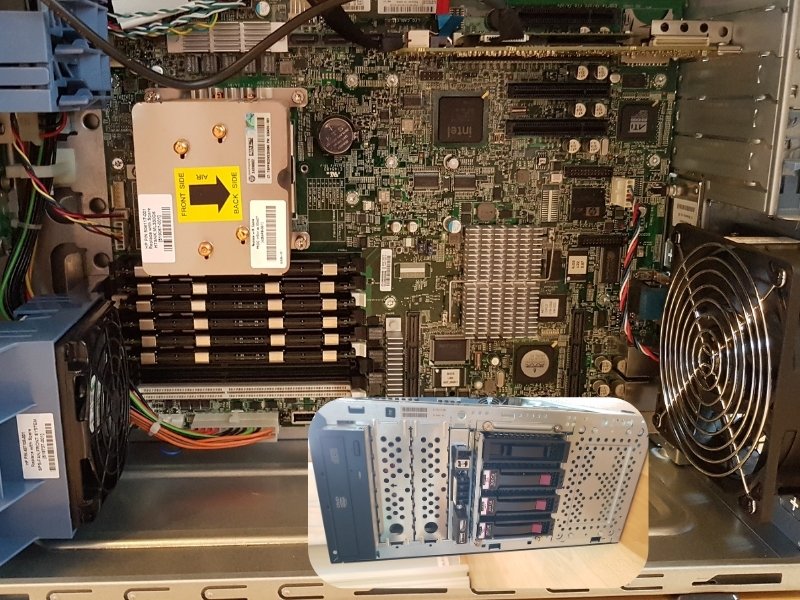HP ML330 G6 khá hao điện và khả năng nâng cấp không còn phù hợp nhu cầu hiện nay