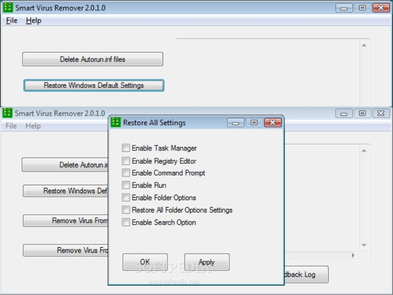 Phần mềm bảo vệ USB Smart Virus Remover