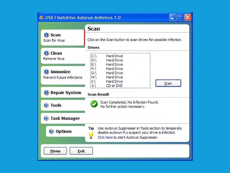 Phần mềm USB Flashdrive Autorun Antivirus