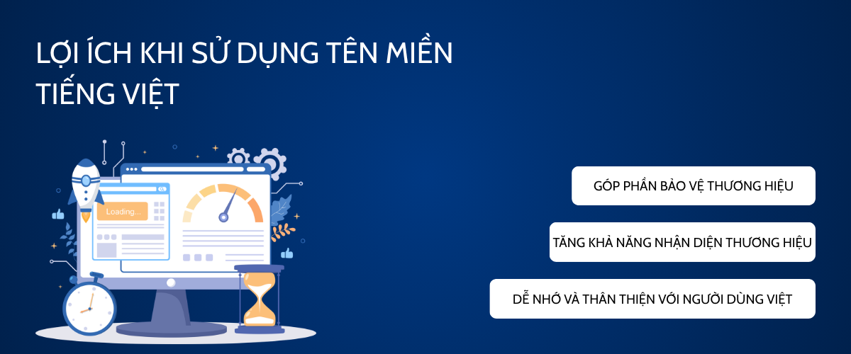 Lợi ích khi sử dụng Tên miền Tiếng Việt