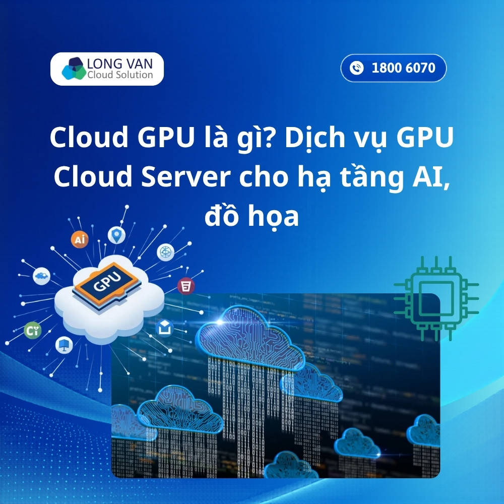 Cloud GPU là gì? Dịch vụ GPU Cloud Server cho hạ tầng AI, đồ họa