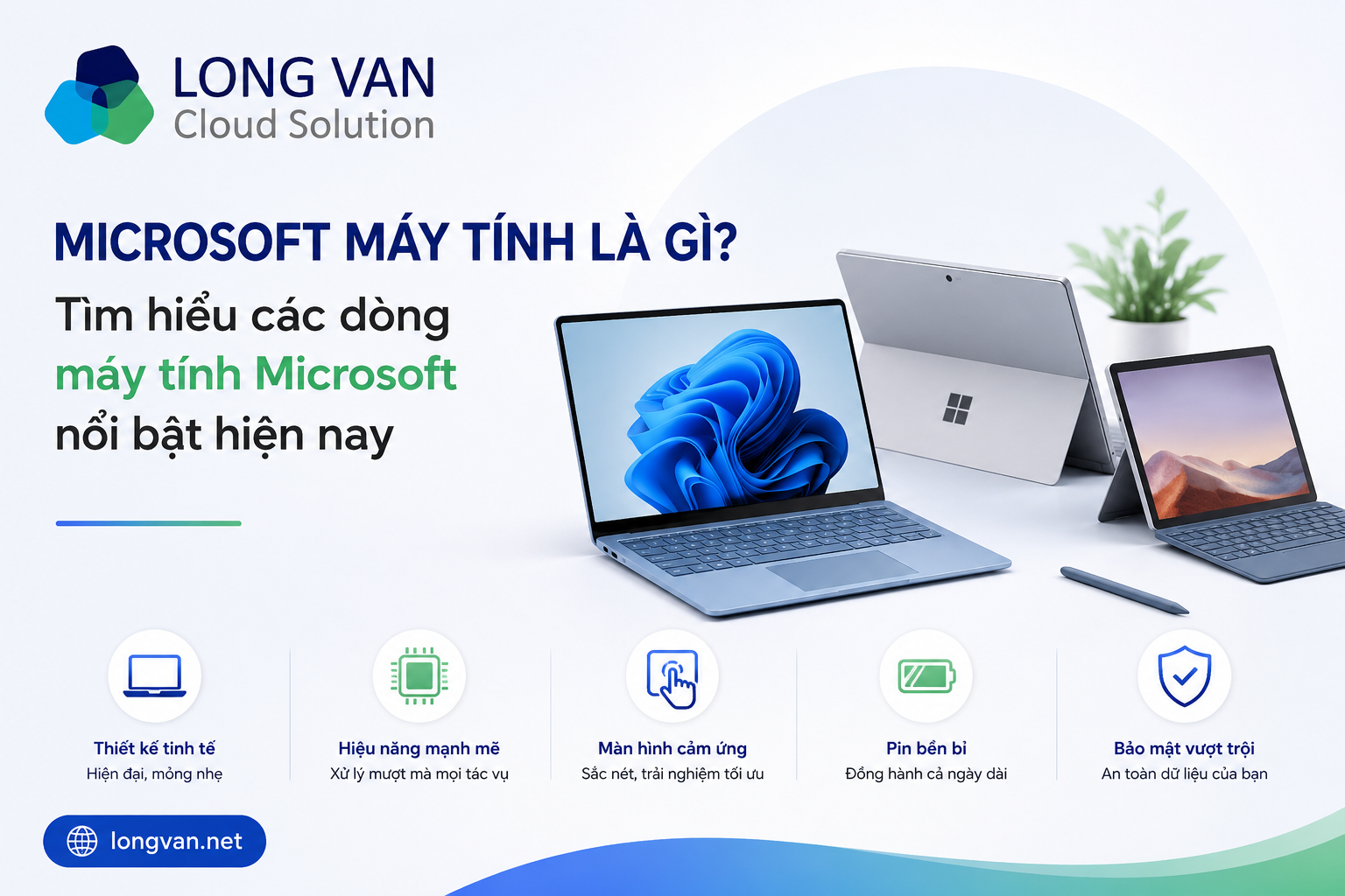 Microsoft máy tính là gì? Tìm hiểu các dòng máy tính Microsoft nổi bật hiện nay