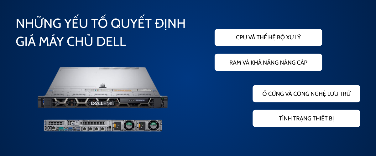 Những yếu tố quyết định giá máy chủ Dell