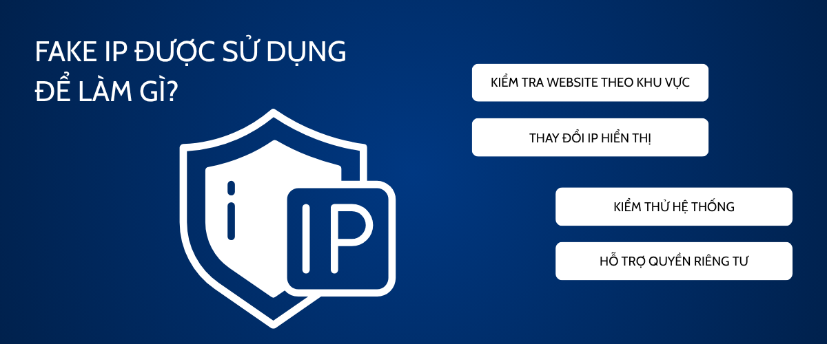 Fake IP được sử dụng để làm gì?