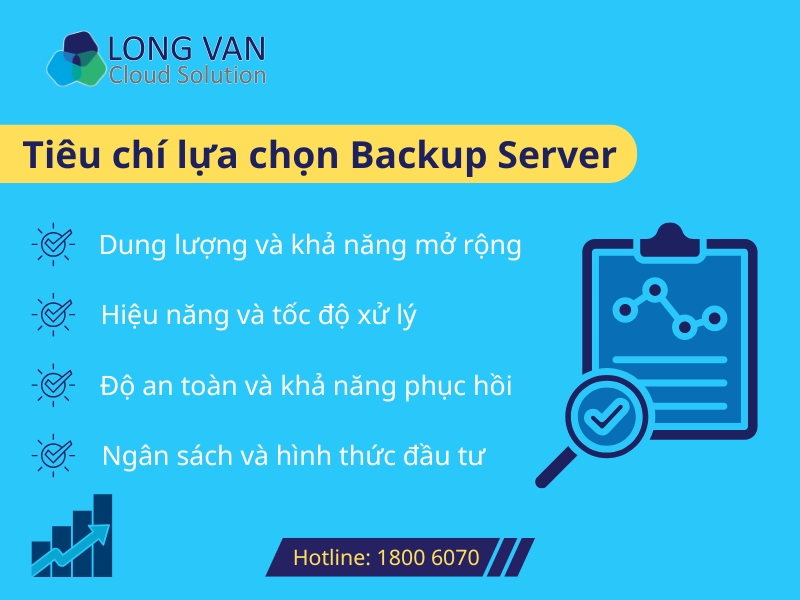Tiêu chí lựa chọn Backup Server