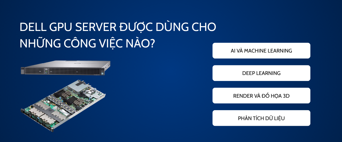 Dell GPU Server được dùng cho những công việc nào?