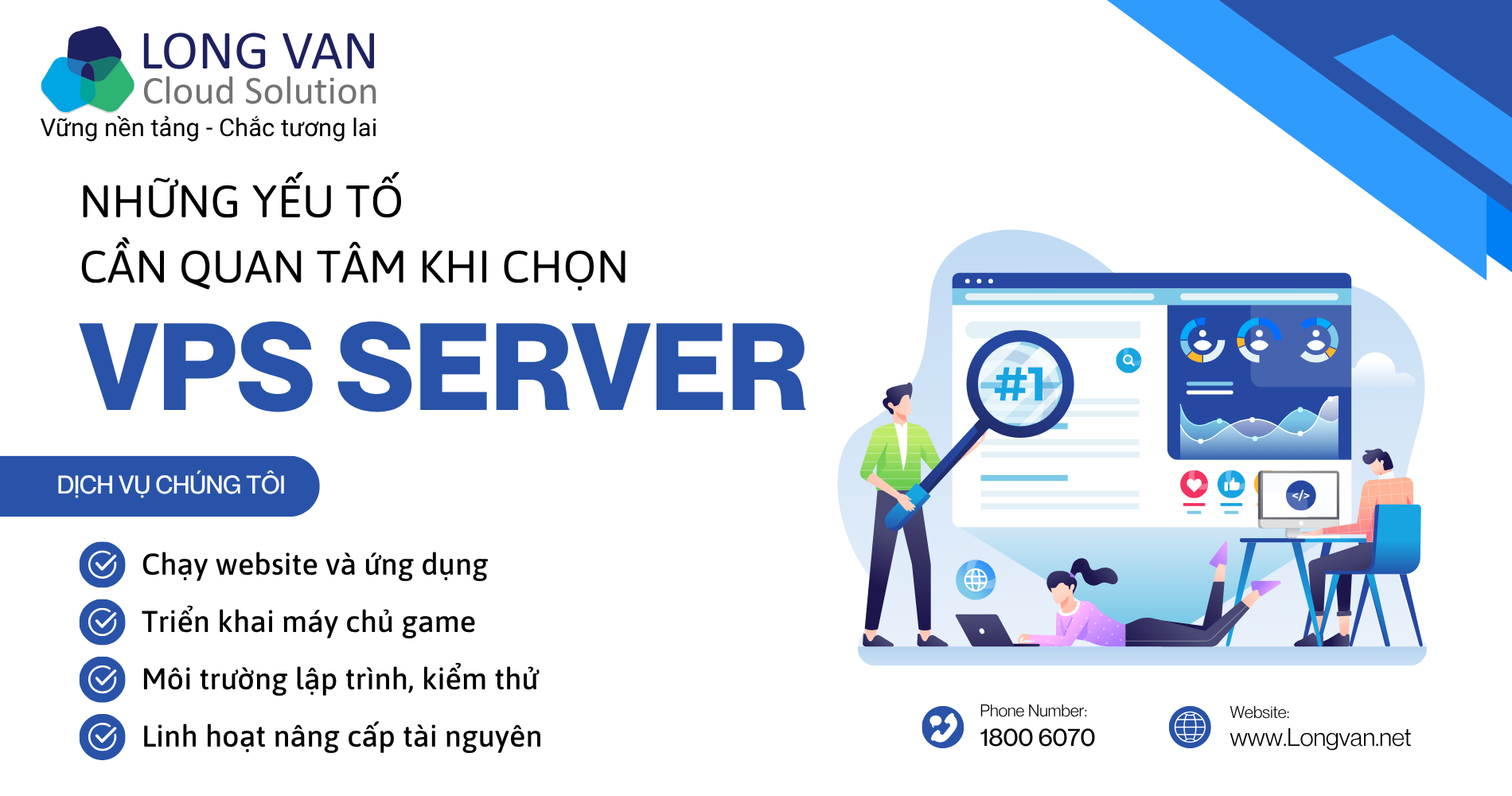 Những yếu tố cần quan tâm khi chọn VPS Server