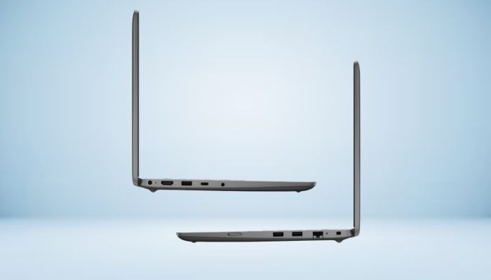 Laptop được trang bị nhiều cổng kết nối thông dụng