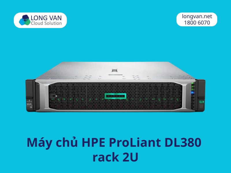 Máy chủ HPE ProLiant DL380 dạng rack 2U, so sánh HP DL380 Gen11 vs Gen10 Plus