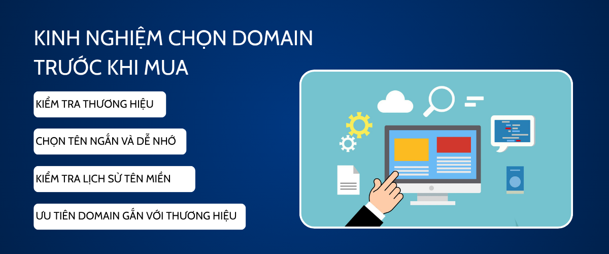 Kinh nghiệm chọn domain trước khi mua