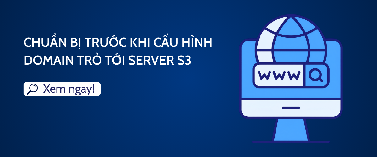 Chuẩn bị trước khi cấu hình