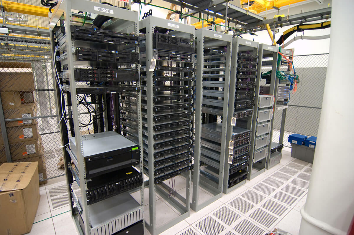 Server Rack 1U được ứng dụng tại Data Center