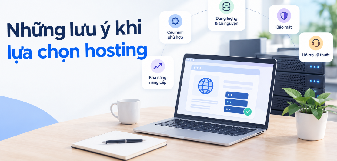 Những lưu ý khi lựa chọn hosting