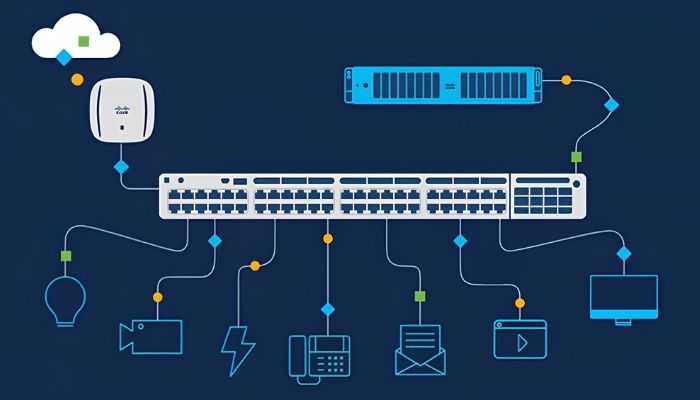 Switch bổ sung cổng Ethernet, tăng số thiết bị trong mạng LAN