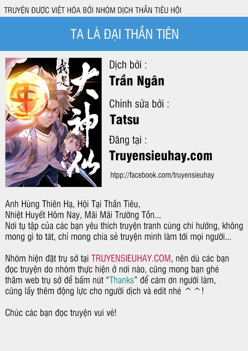 Truyện khủng - Ta Là Đại Thần Tiên