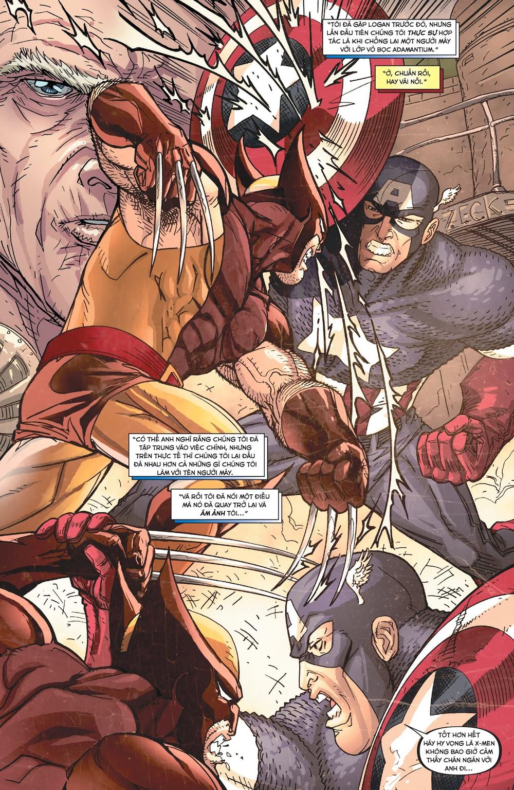 Truyện khủng - Death Of Wolverine - Deadpool & Captain America [One Shot]