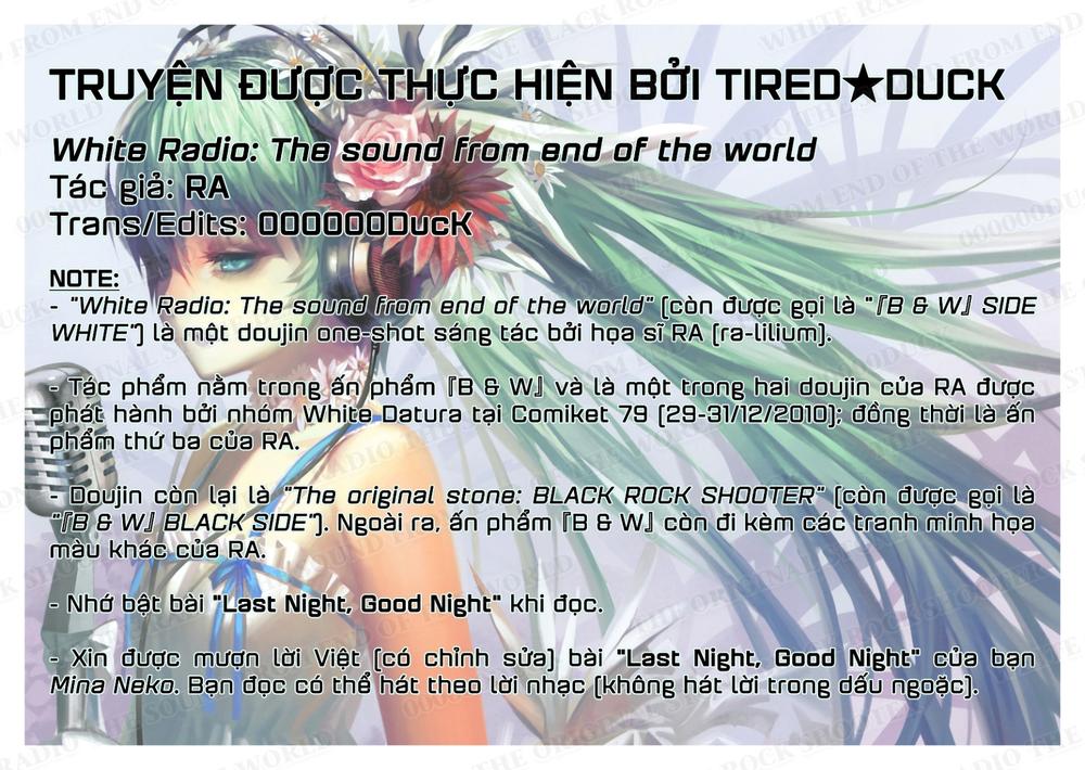 Truyện khủng - White Radio: The Sound From End Of The World