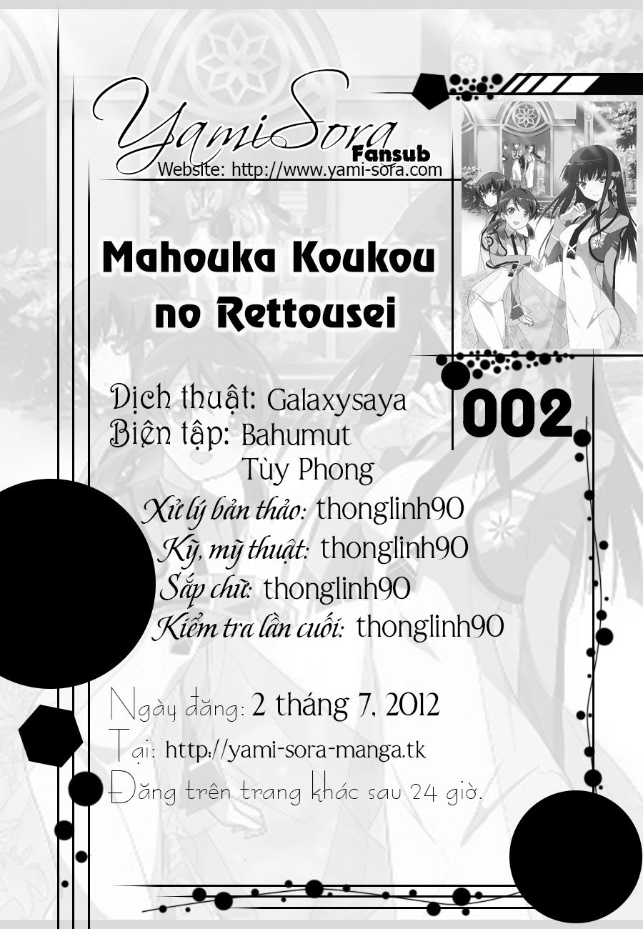 Truyện khủng - Mahouka Koukou No Rettousei